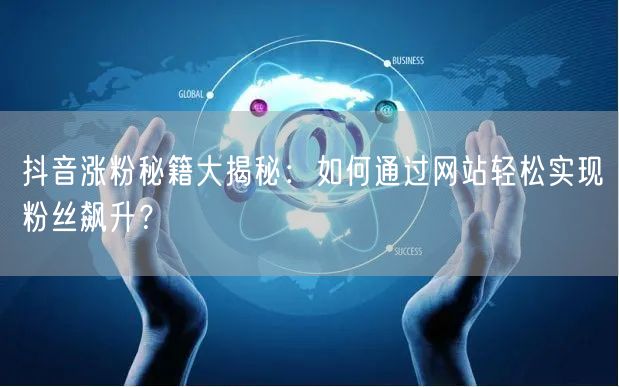 抖音涨粉秘籍大揭秘:如何通过网站轻松实现粉丝飙升?