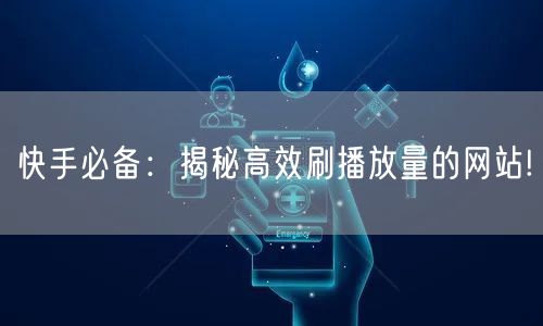 快手必备:揭秘高效刷播放量的网站!