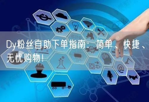Dy粉丝自助下单指南：简单、快捷、无忧购物！
