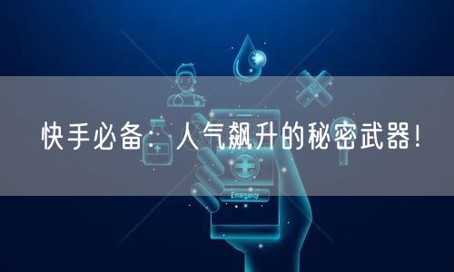 快手必备：人气飙升的秘密武器！