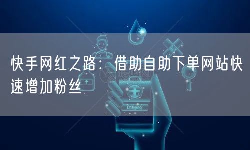 快手网红之路：借助自助下单网站快速增加粉