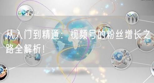 从入门到精通：视频号的粉丝增长之路全解析！