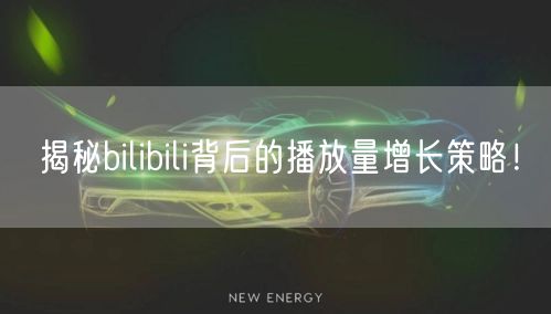 揭秘bilibili背后的播放量增长策略