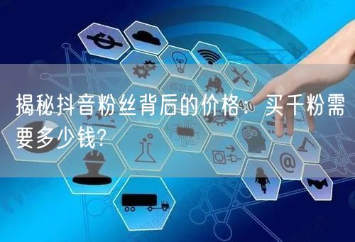 揭秘抖音粉丝背后的价格：买千粉需要多少钱?