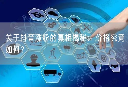 关于抖音涨粉的真相揭秘：价格究竟如何？