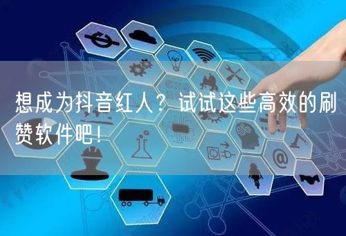 想成为抖音红人?试试这些高效的刷赞软件吧!