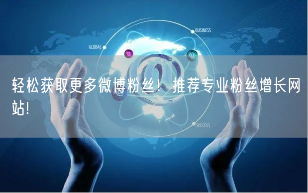 轻松获取更多微博粉丝!推荐专业粉丝增长网站!