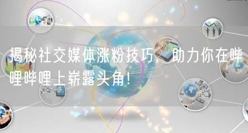 揭秘社交媒体涨粉技巧,助力你在哔哩哔哩上