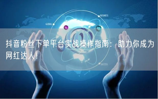 抖音粉丝下单平台实战操作指南：助力你成为网红达人！
