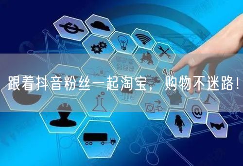 跟着抖音粉丝一起淘宝，购物不迷路！
