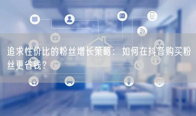 追求性价比的粉丝增长策略：如何在抖音购买