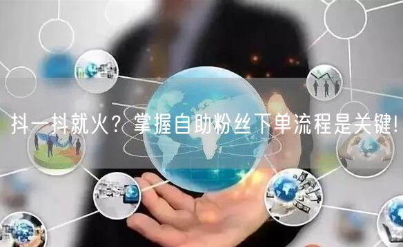 抖一抖就火？掌握自助粉丝下单流程是关键!